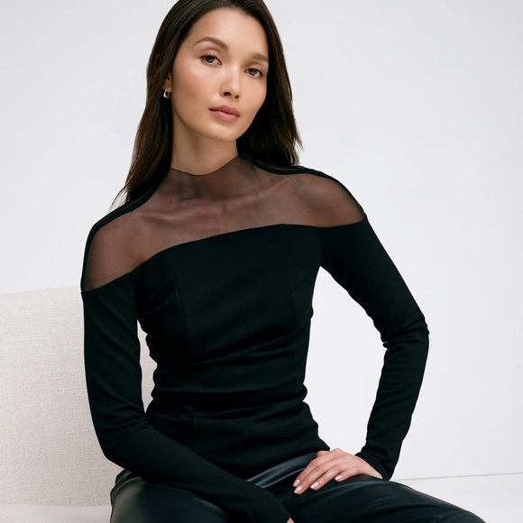 Marcella NYC Joanna Top - S - Black - Picture 1 of 6